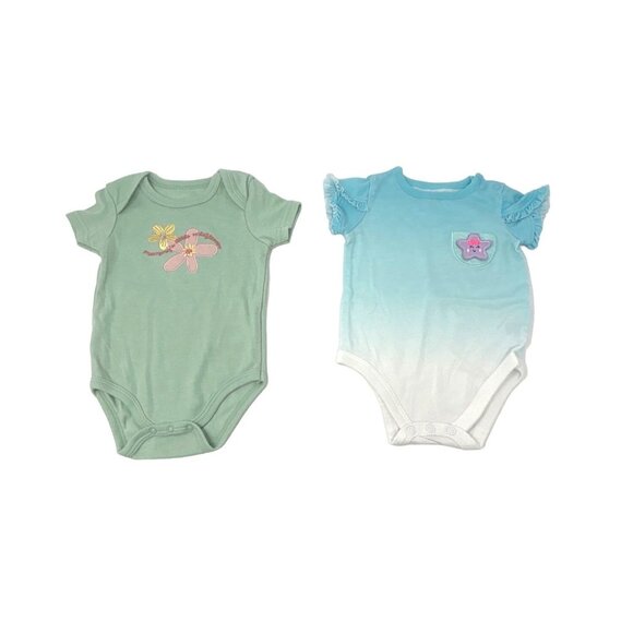 Baby Girl's - 4 Body Suits‎ -- Size 3-6 M - Picture 4 of 6